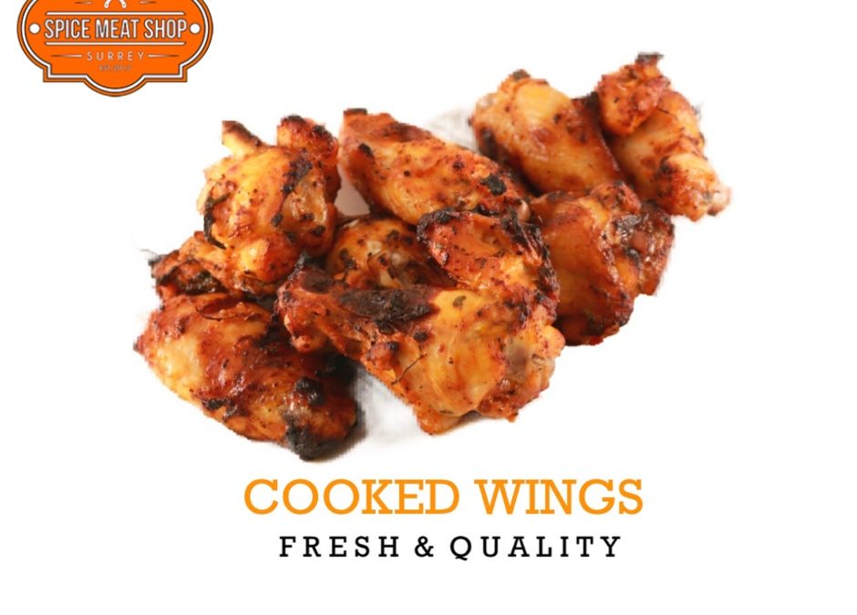 Cooked Wings, Spice Meat Shop, Surrey, Delta, BC Spice Meat Shop