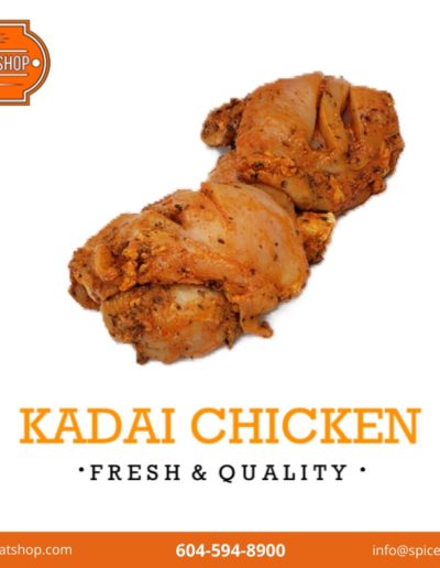 Kadai Chicken, Spice Meat Shop, Surrey, Delta, BC