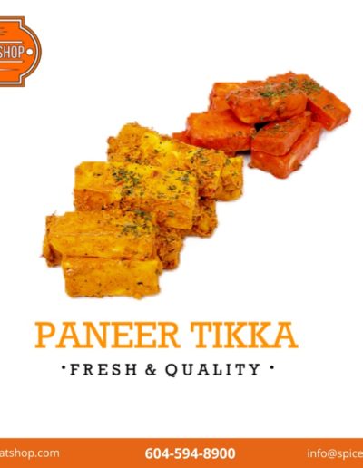 Paneer Tikka, Spice Meat Shop, Surrey, Delta, BC